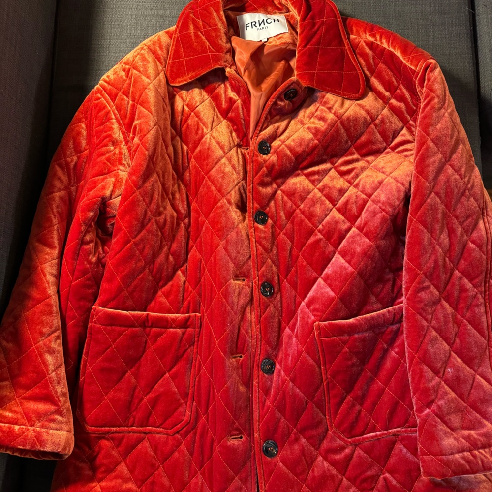 Frnch Laia Burnt Orange Coat